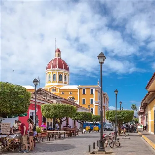 Вид на Гранаду, Никарагуа, Центральная Америка