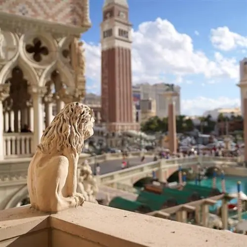 Внешний вид венецианского отеля в Лас-Вегасе, Невада, США