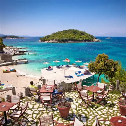 Ксамил, Албанская Ривьера, Албания, Средиземное море