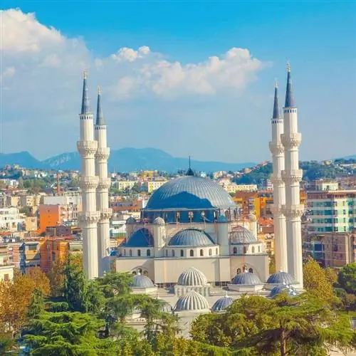 Великая мечеть Тираны, столица Албании, Балканский полуостров, Юго-Восточная Европа, Европа
