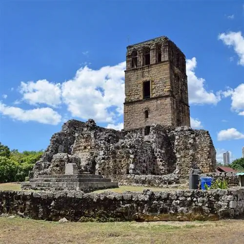 Старый исторический памятник в Панаме, Центральной Америке