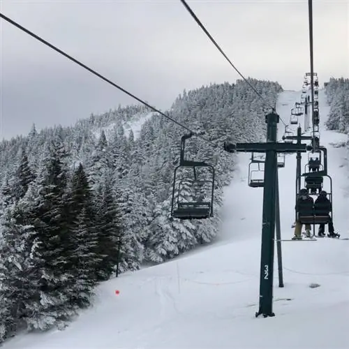 Лыжная станция в неустановленном месте