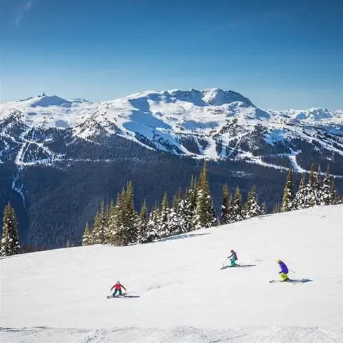 горы заснеженные