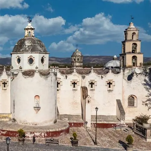 Церковь Атотонилько в Гуанахуато, Пуэбло-Маджико в Мексике