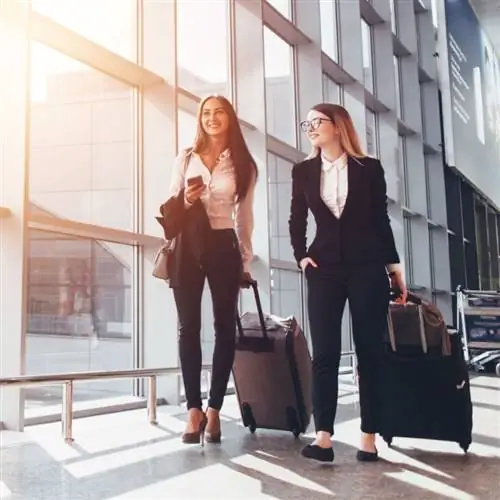 Деловая поездка в аэропорту