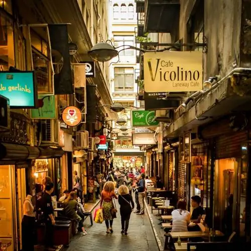 Мельбурн Австралия Еда Laneway800