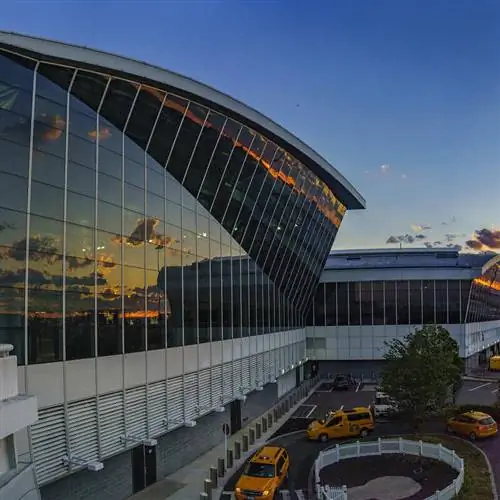 Внешний вид аэропорта имени Джона Кеннеди, Нью-Йорк, США