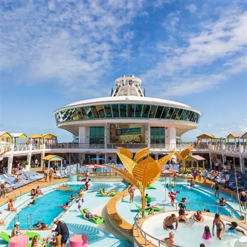 Круиз, Royal Caribbean, верхняя палуба