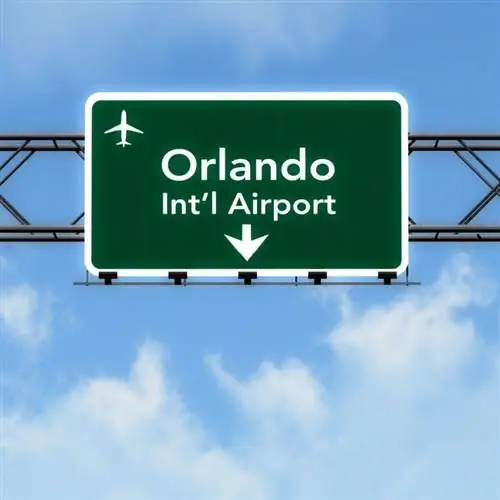Знак аэропорта Орландо