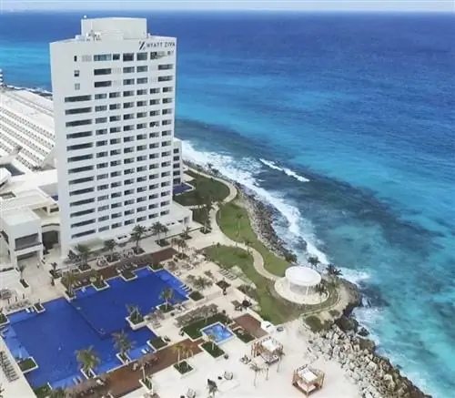 Бирюзовый отель Hyatt Ziva Cancun