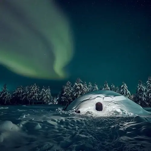 Снежное иглу-Airbnb