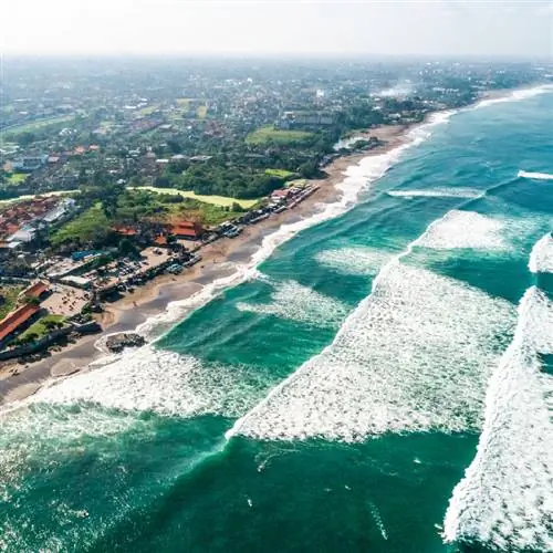 Вид с воздуха на Чангу