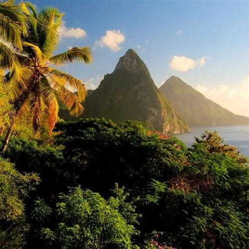 горы Питонс Сент-Люсия