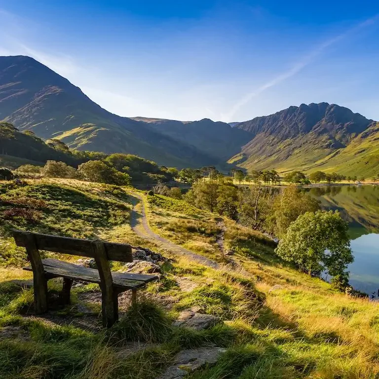 Вид на Озерный край в Соединенном Королевстве