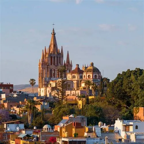 Сан-Мигель-де-Альенде в Мексике, Латинской Америке.