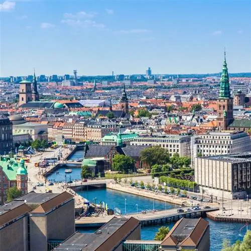 Горизонт Копенгагена сверху