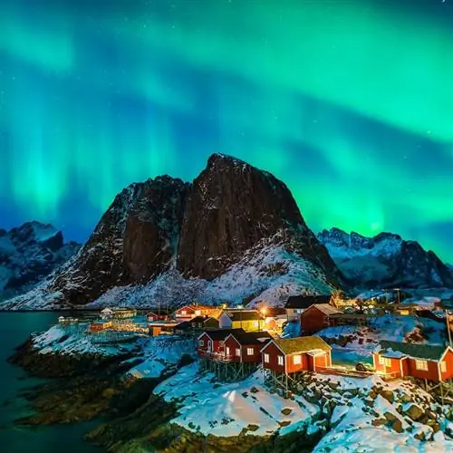 Исландия-северное сияние