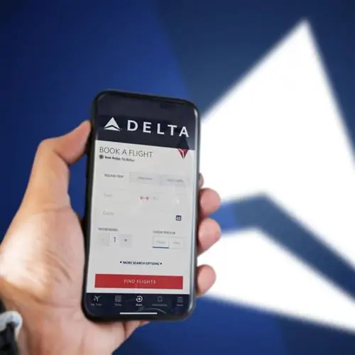 Приложение для бронирования авиабилетов авиакомпании Delta Airlines
