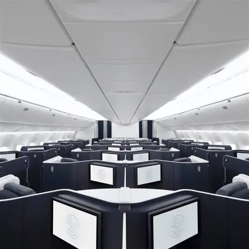 Роскошный новый салон бизнес-класса авиакомпании Air France и его места