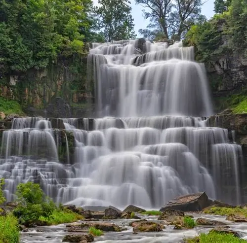 Водопад Читтенанго в штате Нью-Йорк.