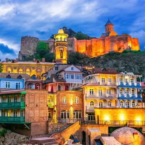 Красочные дома Тбилиси, Грузия