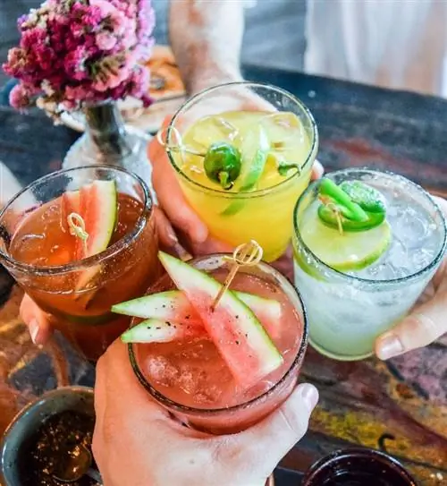 Напитки в ресторане Канкуна