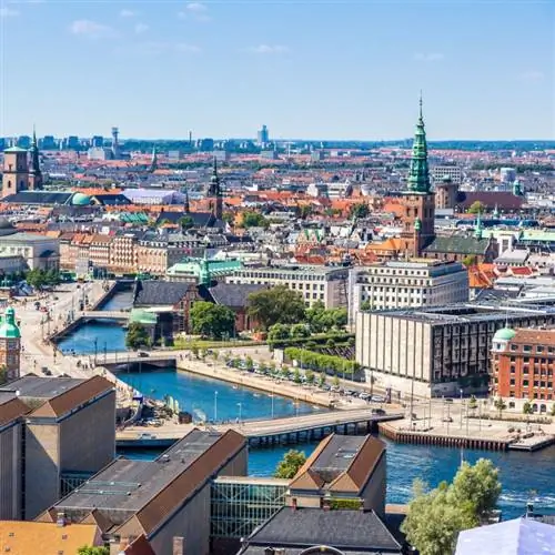 Копенгаген, Дания, Скандинавия. Прекрасный летний день