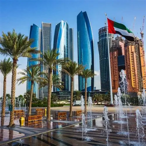 Небоскребы в Абу-Даби, Объединенные Арабские Эмираты, Ближний Восток