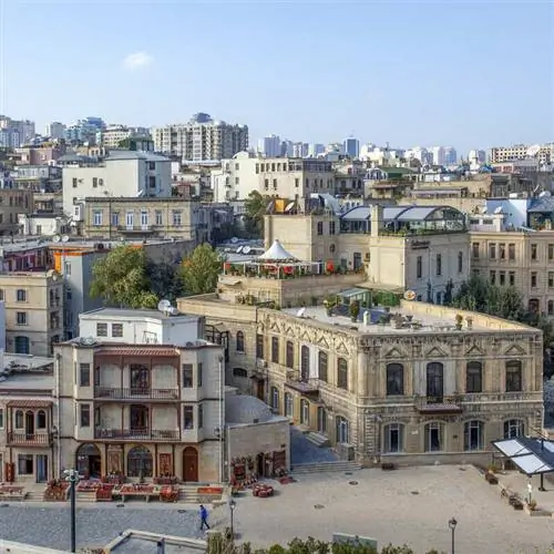 Центральный Баку, столица Азербайджана, страна в Кавказском регионе