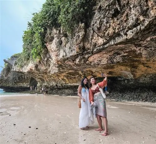 Балийские туристы