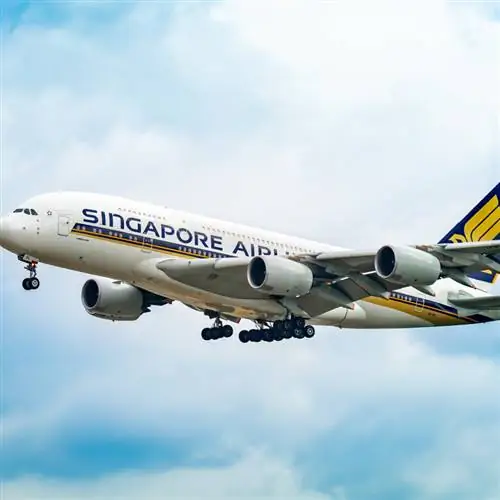 Самолет Сингапурских авиалиний