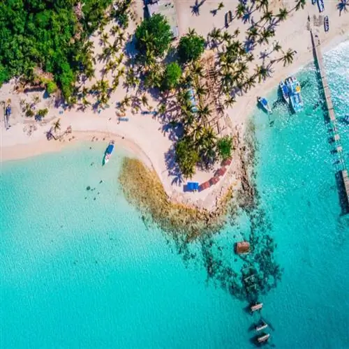 Ариэль: снимок пляжа в Пунта-Кане, Доминиканская Республика