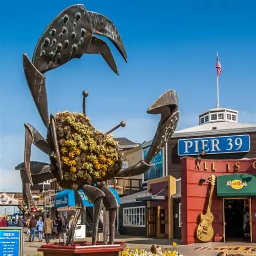 Рыбацкая пристань пирса 39 в Сан-Франциско