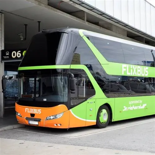 FlixBus в аэропорту Вены