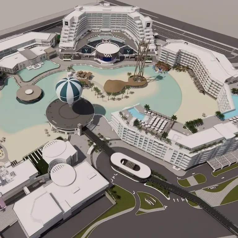 Вид с воздуха на курорт ВАИ