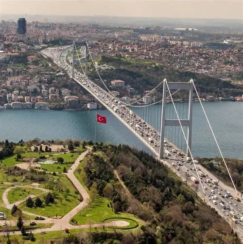 Мост Фатиха Султана в Стамбуле