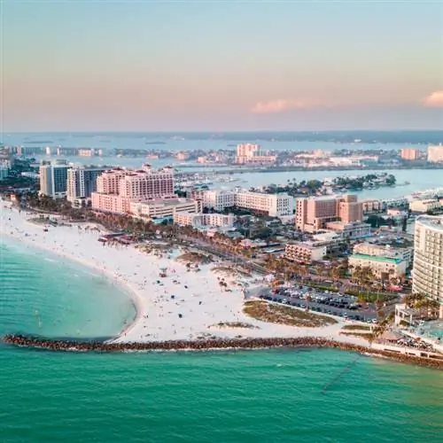 панорамный вид на Клируотер, Флорида