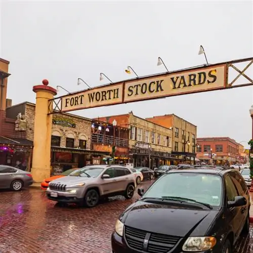 Знак скотных дворов Форт-Уэрта