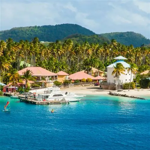 Мартиника, голубая вода, Карибский бассейн