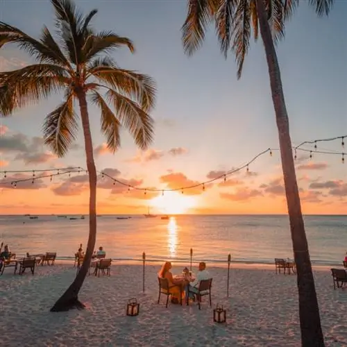 Ужин на закате в Atardi с Aruba Marriott
