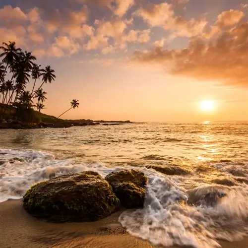 закат на Шри-Ланке