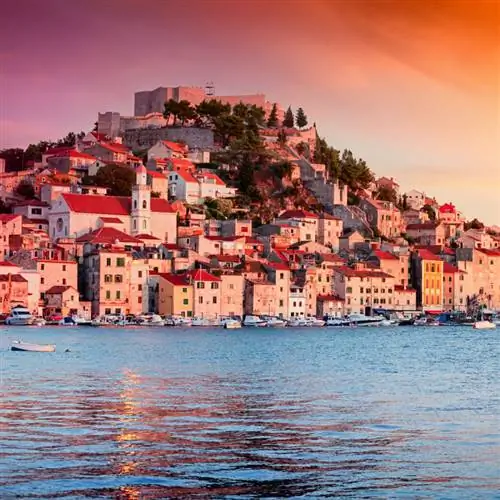 Шибеник, Хорватия, вода и город