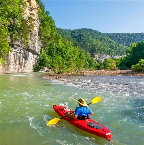 Каякер в Арканзасе