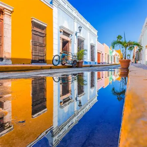 Кампече-Сити Мексика Отражение