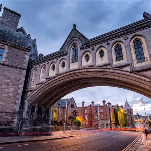 Арочный проход Дублинии, музей при средневековой церкви в Дублине, Ирландия, Европа