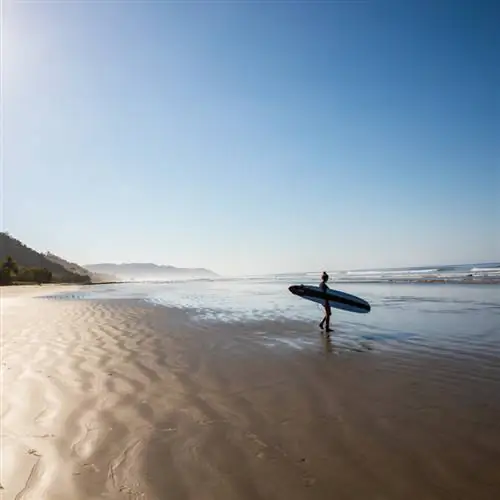 серфер в Санта-Терезе, Коста-Рика