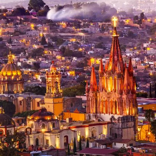 Вид с воздуха на Сан-Мигель