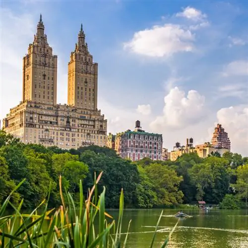 вид на здание в Нью-Йорке