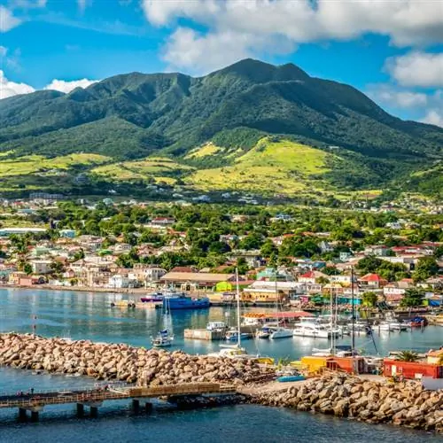 Пейзаж острова Сент-Китс