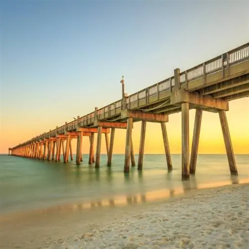 Пирс на пляже в Пенсаколе, Флорида